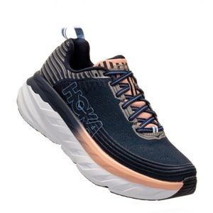 Women's Hoka One One Bondi 6 Indigo Pink Size 9.5